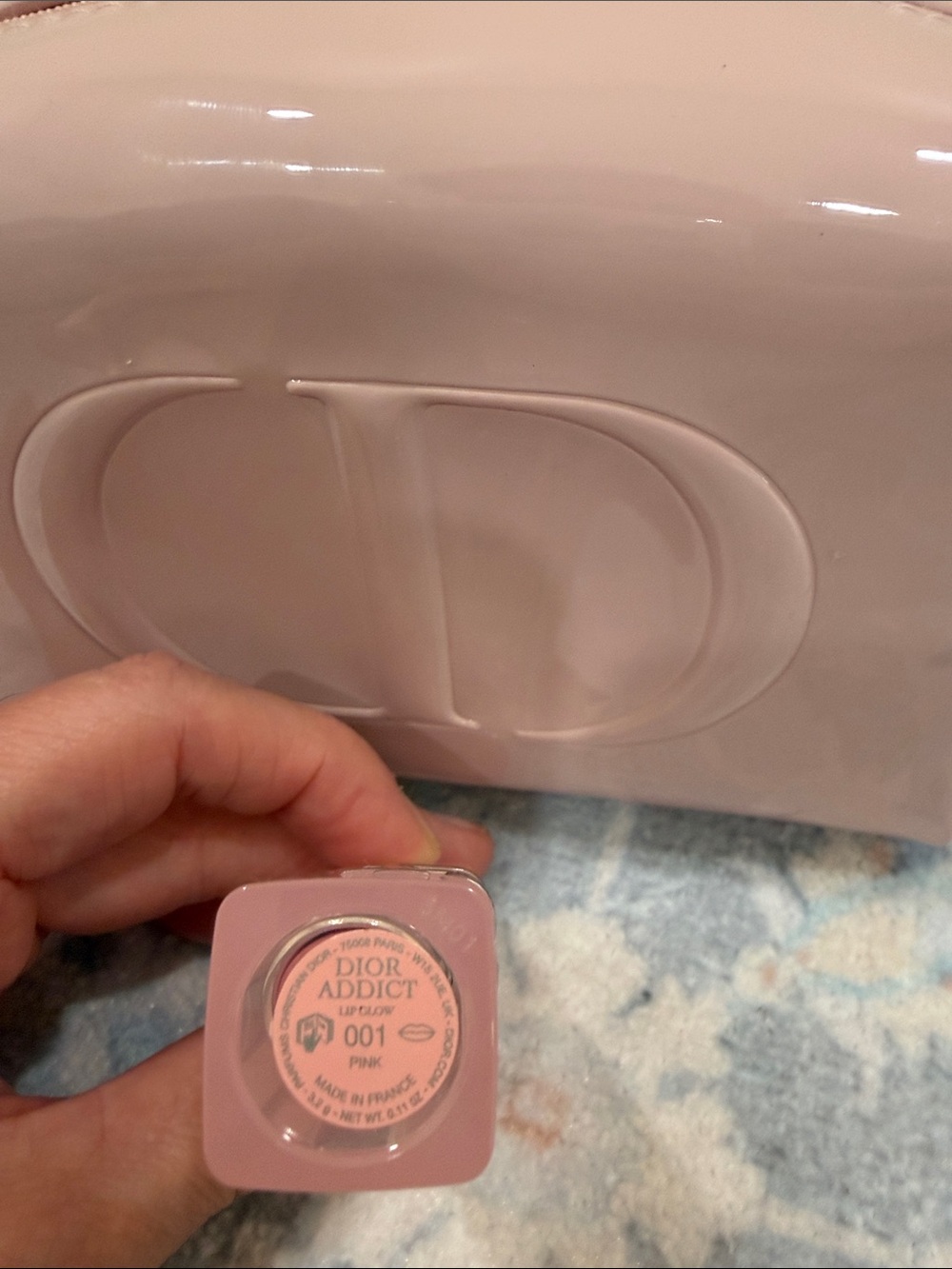 Dior Lip Addict Glow Balm with Blush Pink Pouch - Picture 9 of 10